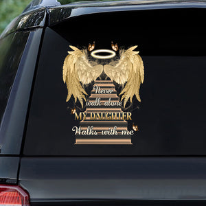 Never Walk Alone My Love Walks With Me Car Stickers