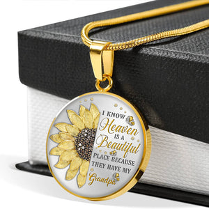 I Know Heaven is A Beautiful Place Necklace