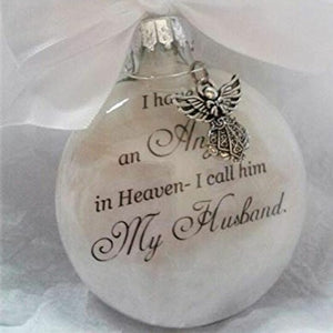 Commemorate ornaments feather ball - Angel In Heaven Memorial Ornament