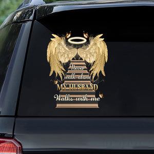 Never Walk Alone My Love Walks With Me Car Stickers