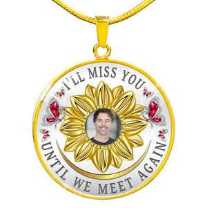 I'll Miss You Customize Photo Necklace