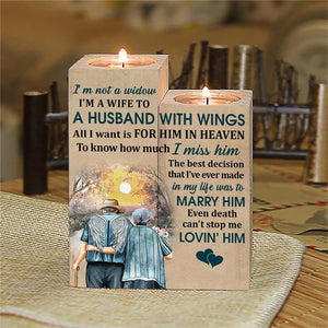 I'm Not A Widow Candle Holder