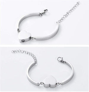 Forever In My Heart Urn Bracelet for Ashes