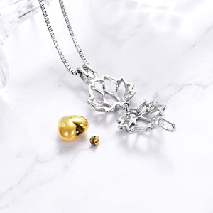 Lotus Flower Ashes Pendant Necklace