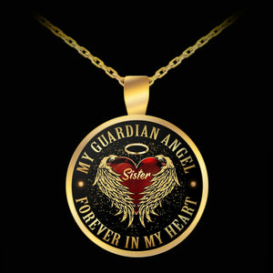 My Guardian Angel Memorial Necklace