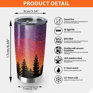 Never Walk Alone My Love Walks With Me Personalized Tumbler