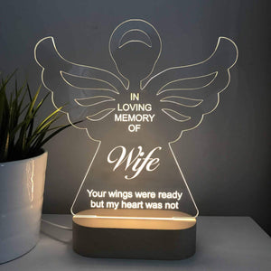 LED GUARDIAN ANGEL LIGHT - MEMORIAL GIFT