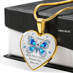 They Have You Heart Necklace