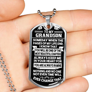 To My Grandson - Necklace