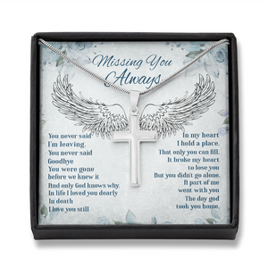 Missing You Always - Cross Necklace