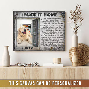 Personalized In Loving Memory Ideas For Loss of Pet Horizontal Poster