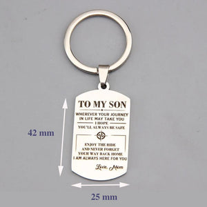 SON MOM - ALWAYS BE SAFE - KEY CHAIN