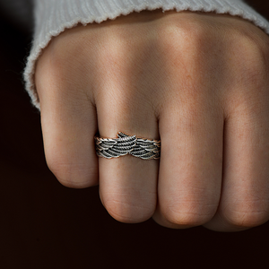 Hug From Heaven Wing Memorial Ring