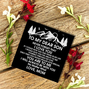 Personalized Your Son Name Bracelet Gift From Mom