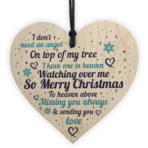 Missing You Always Memory Christmas Ornament