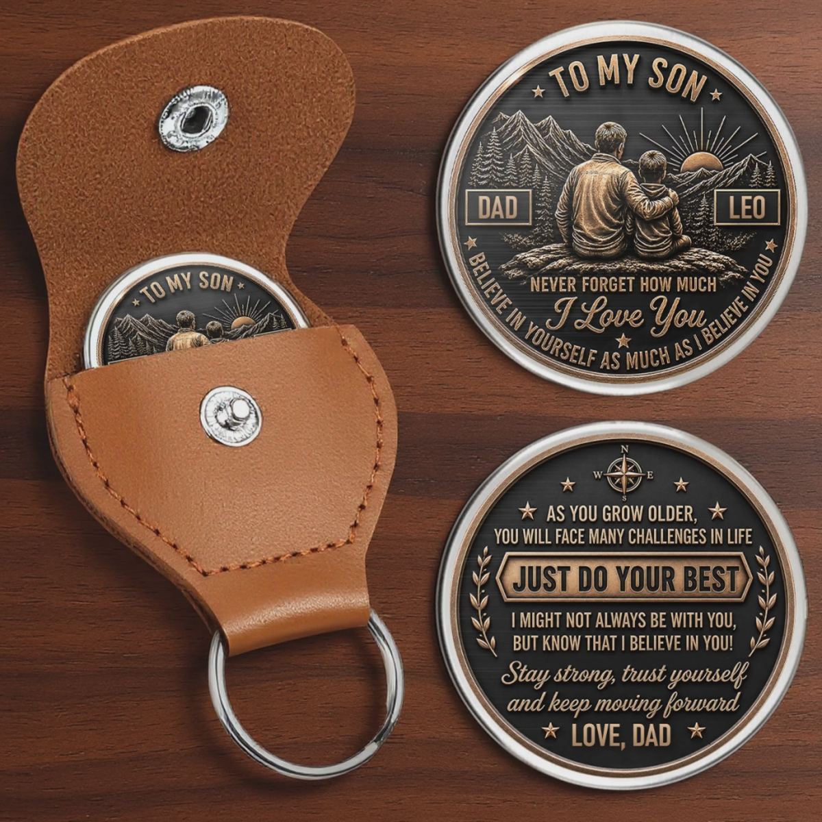 Custom Pocket Hug - Personalized Birthday Gifts For Son