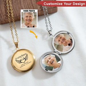 Personalized In Loving Memory Locket Necklace