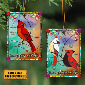 I Am Always With You Cardinal - Personalized Custom Acrylic Ornament
