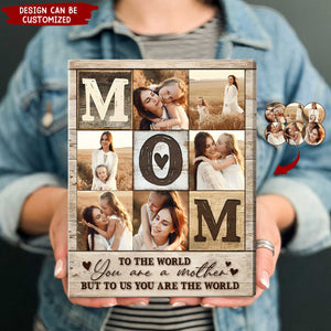 Mom Photo Collage Personalized Canvas - Custom Gifts For Mom