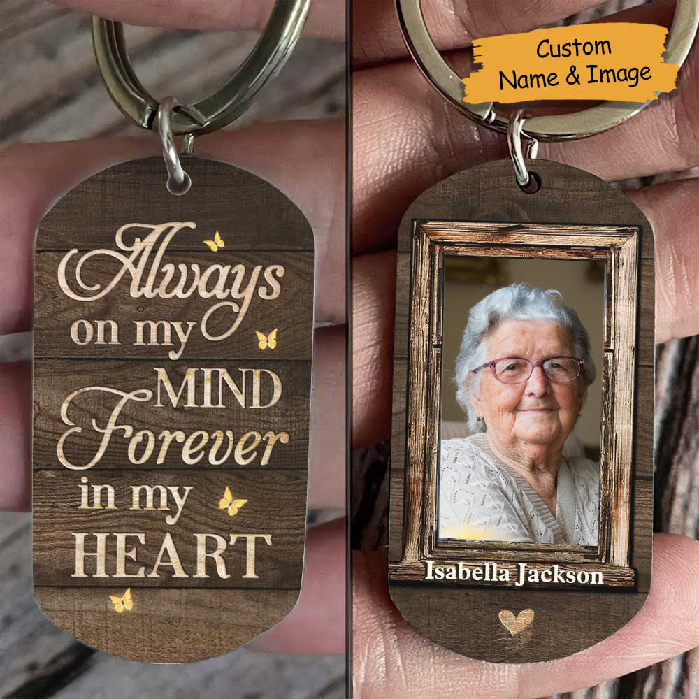 You're Always By My Side - Upload Image - Personalized Keychain