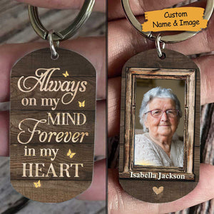 You're Always By My Side - Upload Image - Personalized Keychain