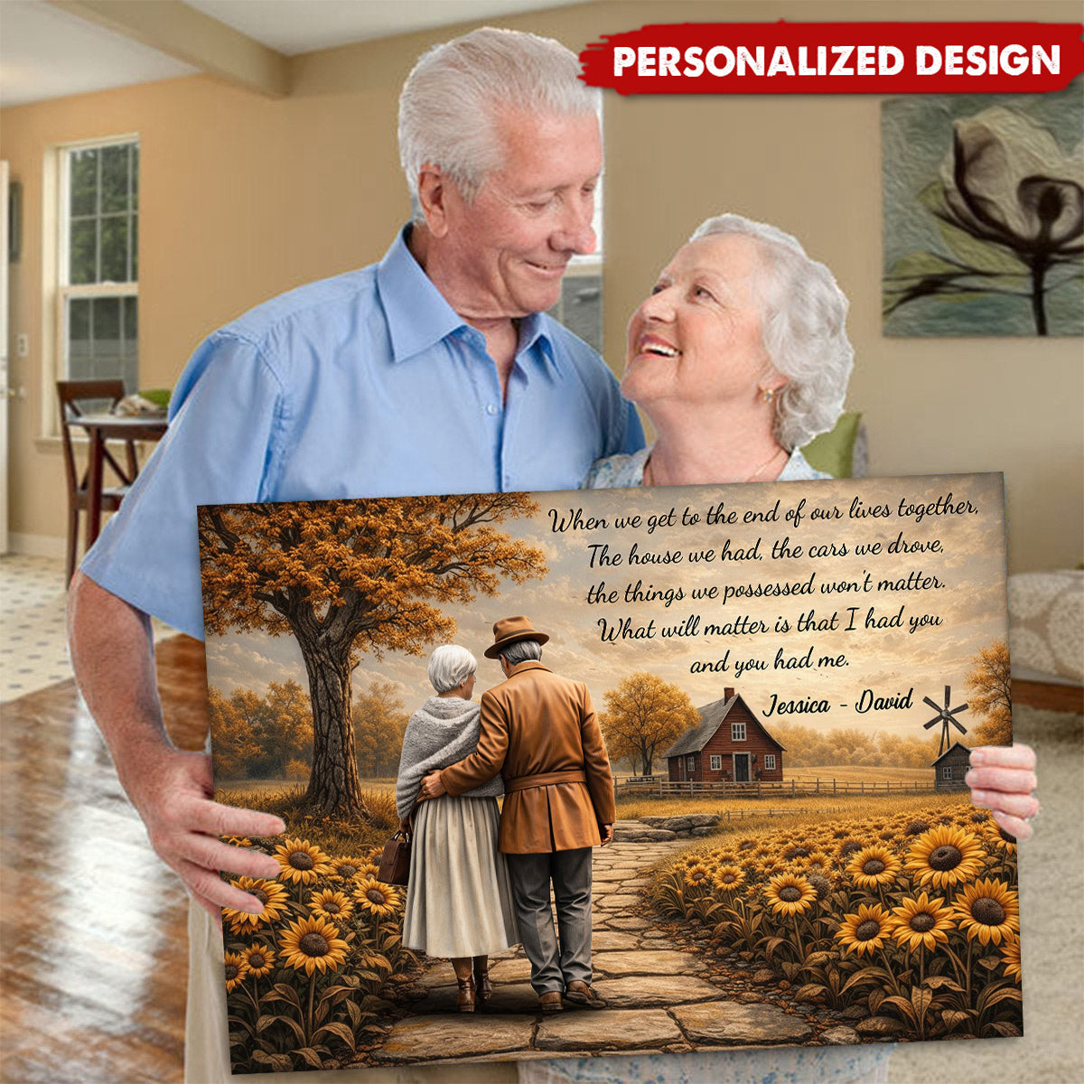 When We Get To The End Of Our Lives Together, Personalized Poster