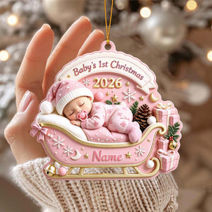 Personalized 2026 New Baby's 1st Christmas Ornament, Children Xmas Gifts