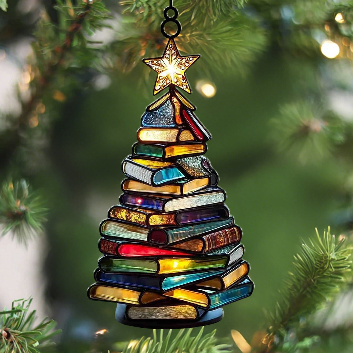 Christmas Book Tree Ornament, Christmas Gifts For Book Lovers