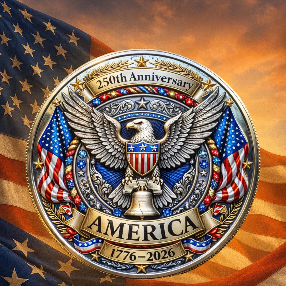 United States 250th Anniversary Commemorative Coin