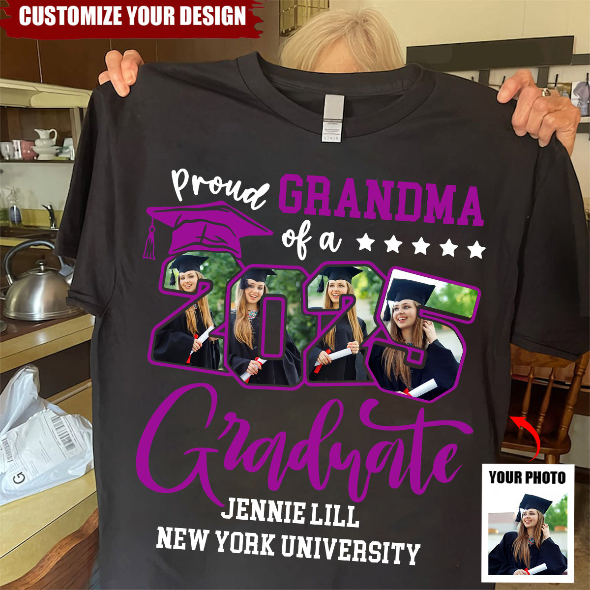 Graduation Proud - Personalized T-Shirt, Gift For Family