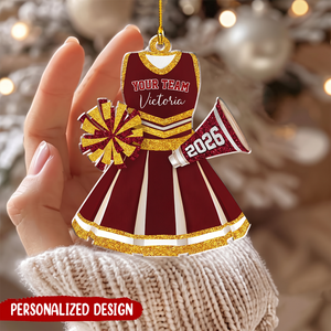 Personalized Cheerleader Uniform Christmas Ornament-Sport Gift