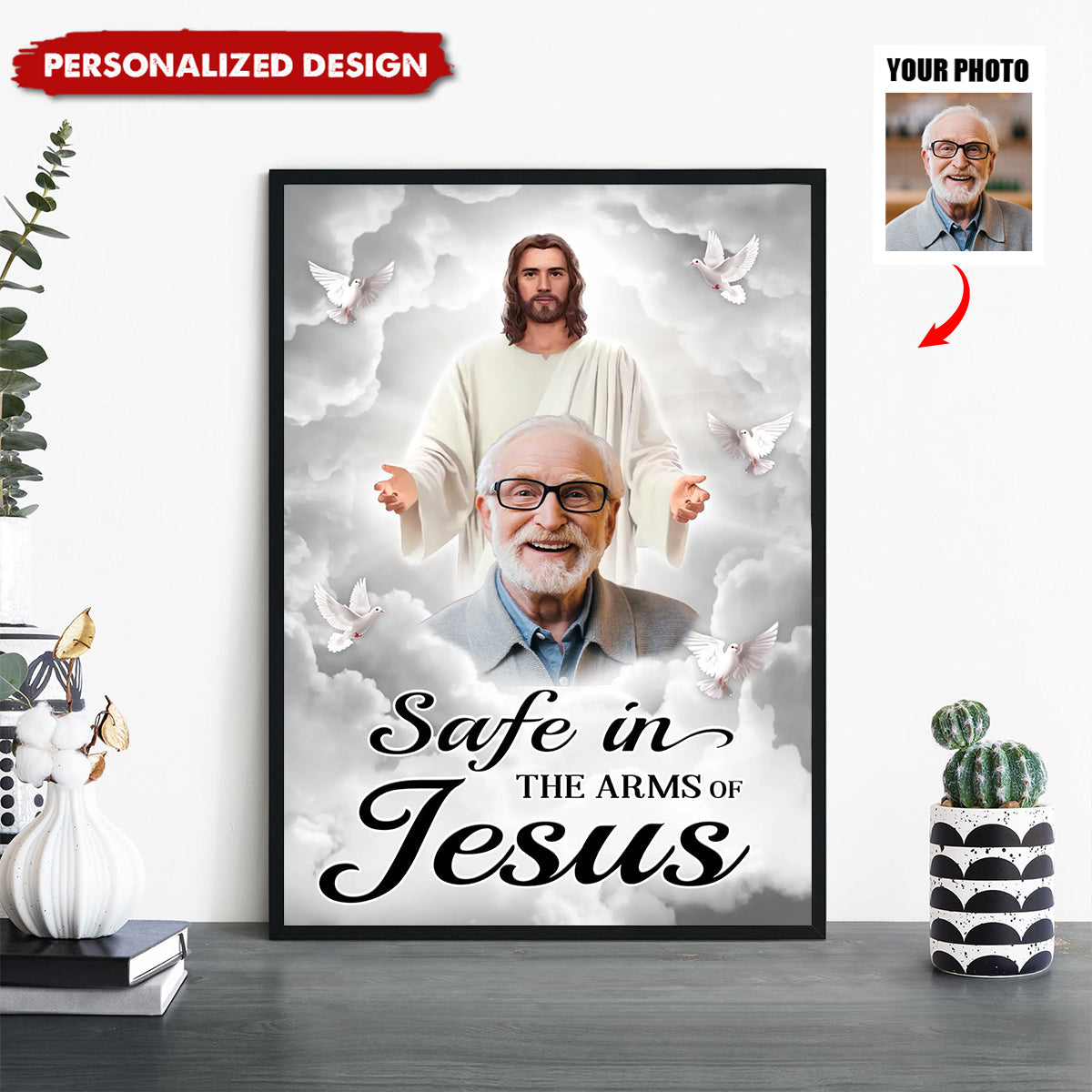 God Took You Home To Be With Him - Memorial Personalized Custom Vertical Poster