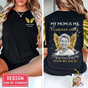 Memorial Upload Photo, My Guardian Angel Personalized T-shirt