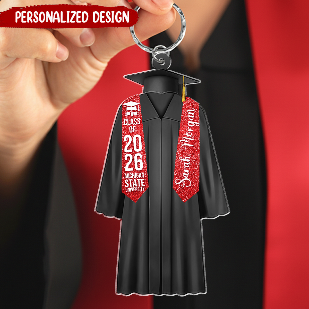 Personalized Graduation 2026 Acrylic Keychain Gifts