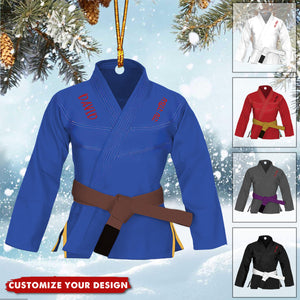 Custom Jiu Jitsu Uniform Ornament - Christmas Gifts