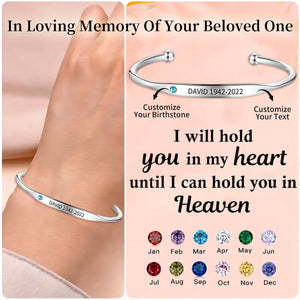Personalized Birthstone Name Elegant Bracelet