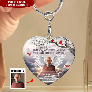 In Loving Memory In Heaven Personalized Keychain