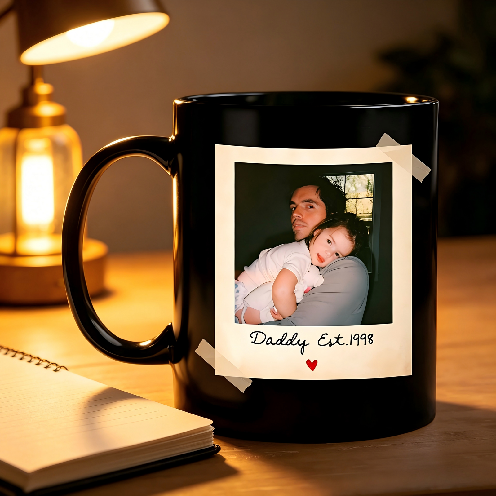 Custom Dad Photo Coffee Mug, Fathers Day Gift for Dad