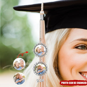 Personalized Graduation 2024 Tassel Photo Charm