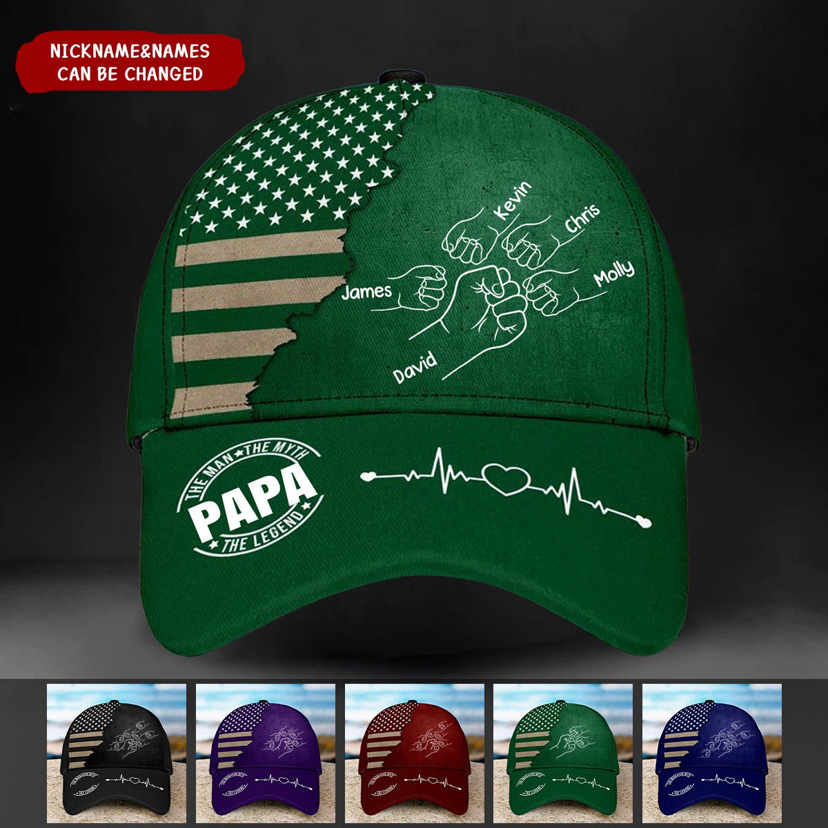 The Man The Myth The Legend Personalized Classic Cap
