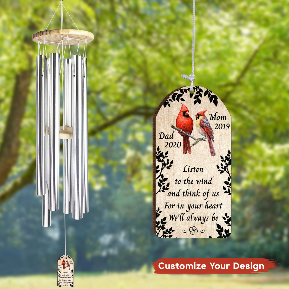 Listen To The Wind - Personalized Wind Chimes