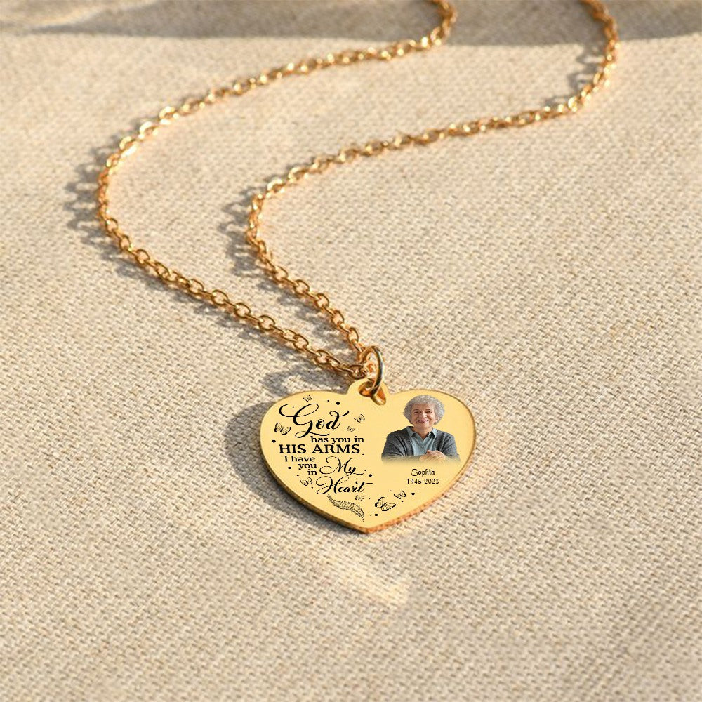 Personalized The Day I Lost You Memorial Necklace