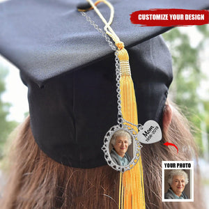 Personalized Graduation Memorial Gift Photo Tassel Charm