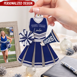 Personalized Cheerleader Uniform Christmas Ornament-Sport Gift
