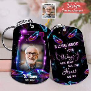 Personalized Memorial In Loving Memory Keychain