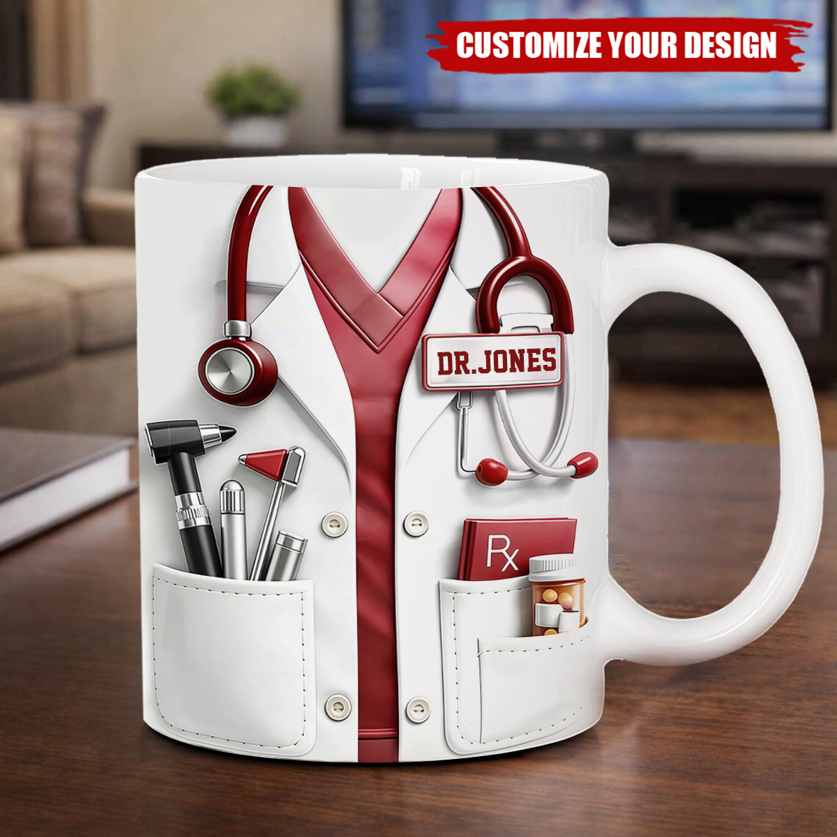 Personalized Doctor Mug, Medical Professional Gift