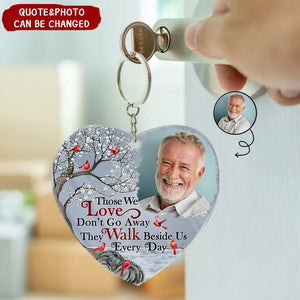 Custom Photo I'll Hold You In My Heart Personalized Acrylic Keychain