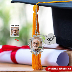 Personalized Graduation Memorial Gift Photo Tassel Charm