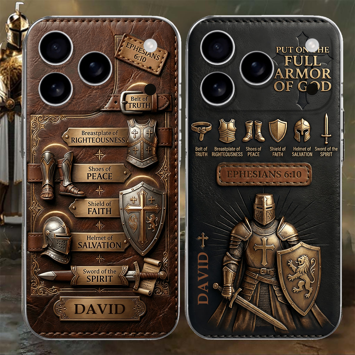 The Armor Of God Phone Case-Personalized Gifts For Christians