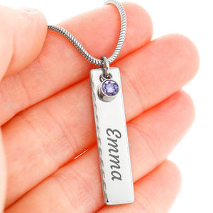 Personalized Memorial Necklace, Loss of Husband Gift for Wife